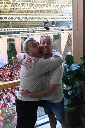 20260426 Mega Park Opening 2026 PALMA, SPAIN APRIL 26 2026 Samu aka Daniel Samorey, HouseKaspeR Philipp Immig at Mega Park Opening 2026 on April 26, 2026 in Palma, Palma Mallorca Spain