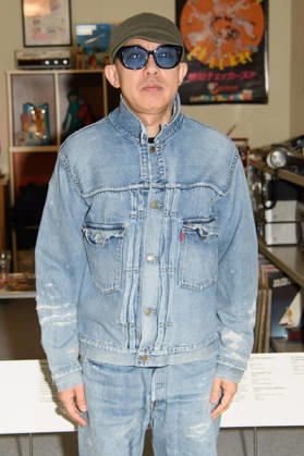 NIGO: From Japan with Love Press Preview at Design Museum, London, UK - Japanese fashion designer NIGO (born Tomoaki Nagao) poses in front of his childhood bedroom at a photocall for The Design Museum s NIGO: From Japan with Love Exhibition at The Design Museum in London, England, UK on Tuesday 28 April 2026 which runs from 1st May 2026 - 4th October 2026., Credit:Justin Ng Avalon UK, England, London, Design Museum  Copyright: xJustinxNgx xAvalonx 1094977791