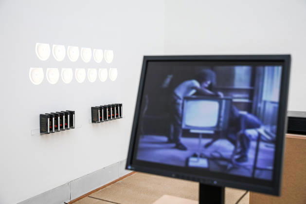 The exhibition Distorted Image. Chapters from the Beginnings of Video Art, whis shows the beginnings of video art in the former Czechoslovakia and in Poland and Hungary from the late 1960s to the mid-1990s, starts tomorrow and runs until August 16, in House of Arts, Brno, on April 28, 2026. (CTKxPhoto MonikaxHlavacova) CTKPhotoP2026042804417  CTKPhotoP2026042804417