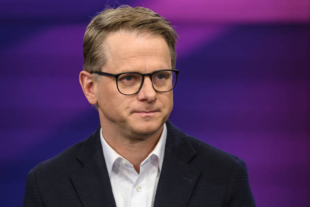 v l Carsten Linnemann, CDU Secretary General , GER, Berlin, Studio, as a guest on Maischberger, political talk show, TV, format, with presenter Sandra Maischberger, Das Erste, from Adlershof Am Studio 20, April 29, 2026, Copyright: HMBxMedia UwexKoch