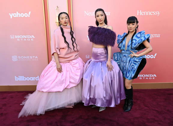 2026 Billboard Women in Music Event Audrey Nuna, EJAE and Rei Ami arriving to the 2026 Billboard Women in Music event held at the Hollywood Palladium on April 29, 2026 in Hollywood, CA. Hollywood Hollywood Palladium California USA Copyright: xLISAxOConnorx xAFF-USA.comx