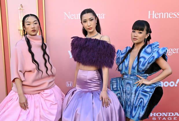 2026 Billboard Women in Music Event Audrey Nuna, EJAE and Rei Ami arriving to the 2026 Billboard Women in Music event held at the Hollywood Palladium on April 29, 2026 in Hollywood, CA. Hollywood Hollywood Palladium California USA Copyright: xLISAxOConnorx xAFF-USA.comx