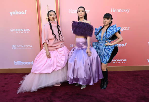2026 Billboard Women in Music Event Audrey Nuna, EJAE and Rei Ami arriving to the 2026 Billboard Women in Music event held at the Hollywood Palladium on April 29, 2026 in Hollywood, CA. Hollywood Hollywood Palladium California USA Copyright: xLISAxOConnorx xAFF-USA.comx