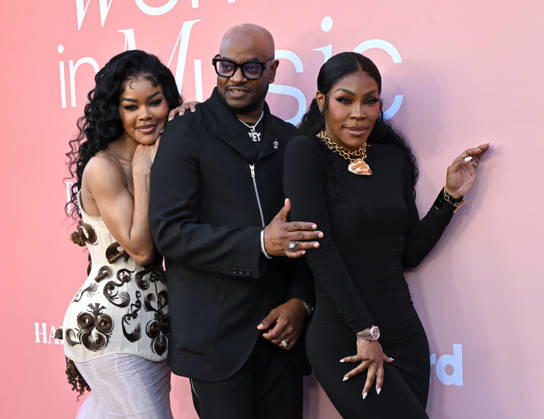 2026 Billboard Women in Music Event Teyana Taylor, Tito Smith and Nikki Taylor arriving to the 2026 Billboard Women in Music event held at the Hollywood Palladium on April 29, 2026 in Hollywood, CA. Hollywood Hollywood Palladium California USA Copyright: xLISAxOConnorx xAFF-USA.comx