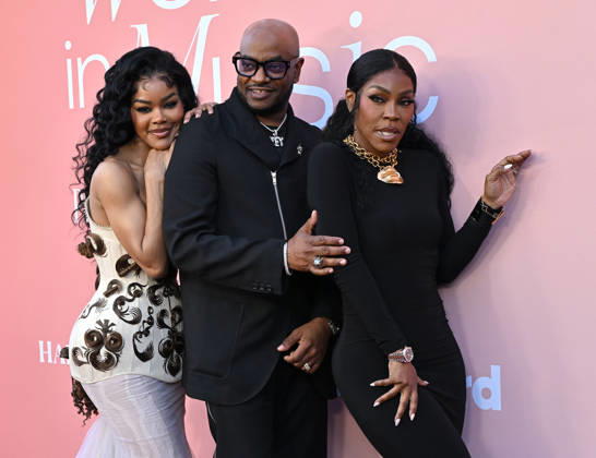 2026 Billboard Women in Music Event Teyana Taylor, Tito Smith and Nikki Taylor arriving to the 2026 Billboard Women in Music event held at the Hollywood Palladium on April 29, 2026 in Hollywood, CA. Hollywood Hollywood Palladium California USA Copyright: xLISAxOConnorx xAFF-USA.comx
