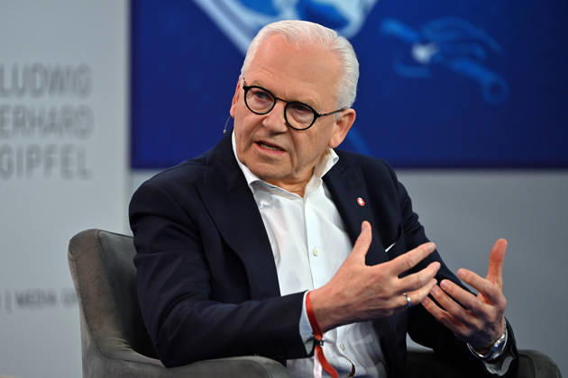 Prof Dr Ruediger Grube, Chairman of the Supervisory Board Vodafone Germany, single image, cropped single motif, half figure, half figure Ludwig Erhard summit from 28 30 04 2026 at Gut Kaltenbrunn on Lake Tegernsee