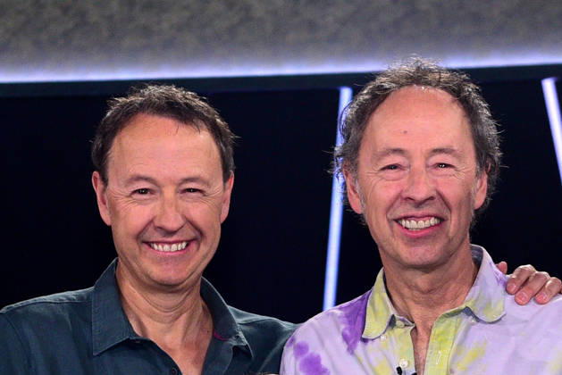 Gerrit and Frederik Braun as guests at the recording on 29 04 2026 of the NDR Talk Show in Hamburg NDR Talk Show on 1 05 2026 in Hamburg