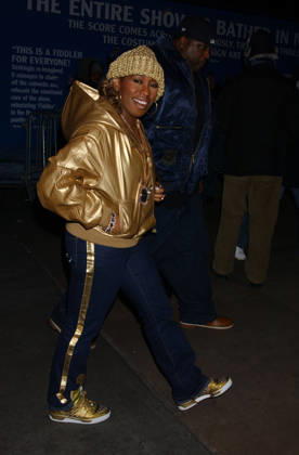 Missy Elliott arrives at TRL Jan 05, 2005; New York, NY, USA; MISSY ELLIOTT arrives at MTV s TRL in Times Square.. Copyright: xDanxHerrick-KPAx