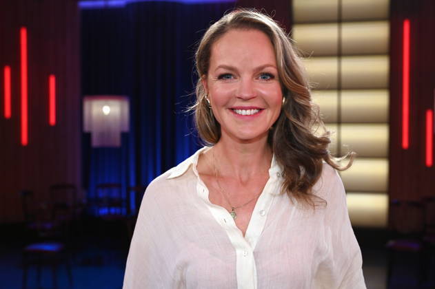 Interior designer and TV presenter Eva Brenner as a guest on the WDR talk show Kölner Treff