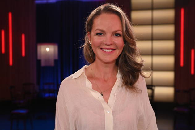 Interior designer and TV presenter Eva Brenner as a guest on the WDR talk show Kölner Treff