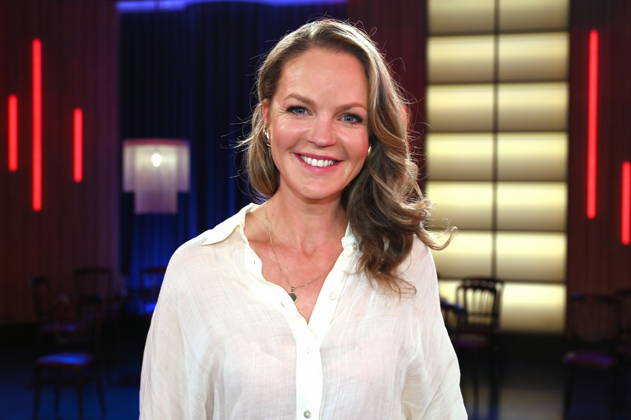 Interior designer and TV presenter Eva Brenner as a guest on the WDR talk show Kölner Treff