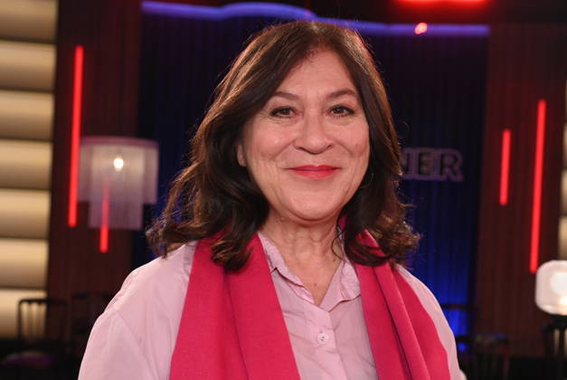 Actress Eva Mattes as a guest on the WDR talk show Kölner Treff