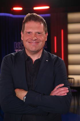 Cyclist Jan Ullrich as a guest on the WDR talk show Kölner Treff