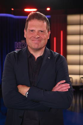Cyclist Jan Ullrich as a guest on the WDR talk show Kölner Treff