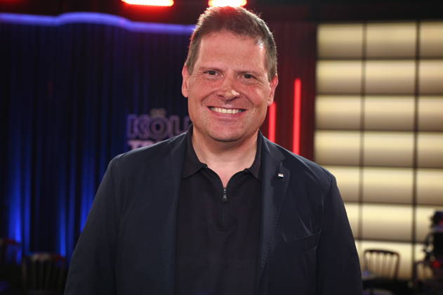 Cyclist Jan Ullrich as a guest on the WDR talk show Kölner Treff