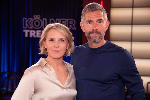 from left Susan LINK, presenter, Micky BEISENHERZ, presenter, host of the program ,,Koelner Treff,, on WDR television, 30 04 2026