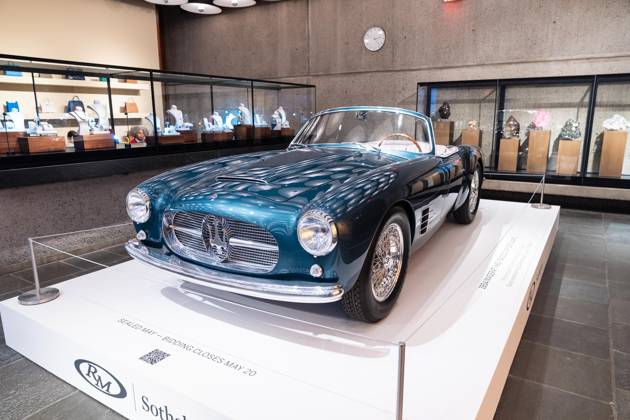 May 1, 2026, Bronx, New York, USA: 1954 Maserati A6G 54 2000 Spyder Zagato convertible on view during May Marquee Modern & Contemporary Auctions press preview at Sotheby s The Breuer in New York, NY on May 1, 2026. Bronx USA - ZUMAr339 20260501_znp_r339_045 Copyright: xLevxRadinx