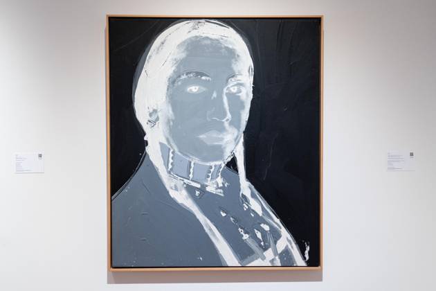 May 1, 2026, Bronx, New York, USA: Andy Warhol The American Indian (Russell Means) on view during May Marquee Modern & Contemporary Auctions press preview at Sotheby s The Breuer in New York, NY on May 1, 2026. Bronx USA - ZUMAr339 20260501_znp_r339_018 Copyright: xLevxRadinx