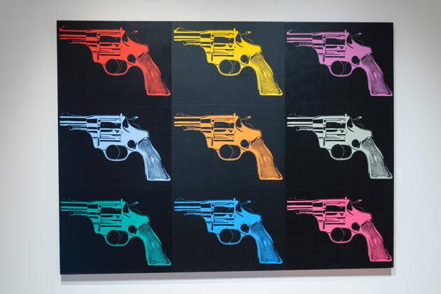 May 1, 2026, Bronx, New York, USA: Andy Warhol Guns on view during May Marquee Modern & Contemporary Auctions press preview at Sotheby s The Breuer in New York, NY on May 1, 2026. Bronx USA - ZUMAr339 20260501_znp_r339_017 Copyright: xLevxRadinx