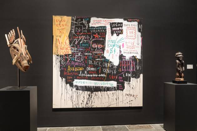 May 1, 2026, Bronx, New York, USA: Jean-Michel Basquiat Museum Security (Broadway Meltdown) on view during May Marquee Modern & Contemporary Auctions press preview at Sotheby s The Breuer in New York, NY on May 1, 2026. Bronx USA - ZUMAr339 20260501_znp_r339_002 Copyright: xLevxRadinx
