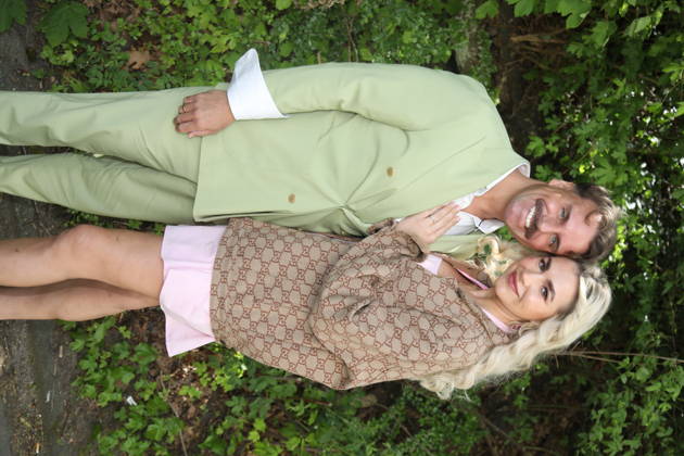 Sascha Schmitz and Sandra Czok at Bild Renntag 2026 at the Gelsenkirchen trotting track Gelsenkirchen, 01 05 2026 Copyright: xAgenturxMatthiasxWehnertx xM.xGränzdörferx