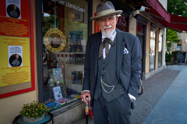 Kunst Kultur Literatur Buchhandel 04 05 2026 Potsdam Landeshauptstadt Brandenburg wist derliteraturladen Markus Lüpertz German painter, graphic artist and sculptor one of the most famous contemporary German artists of the present, reads his own texts Potsdam GER