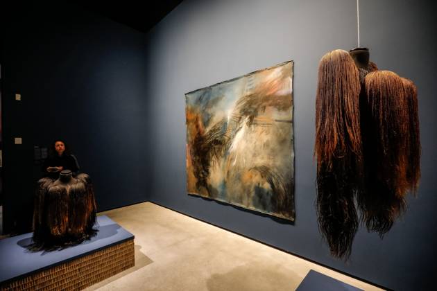 May 5, 2026, Venice, Rome, Italy: May 5, 2026, Venice. 61st International Art Exhibition of the Venice Biennale, titled In Minor Keys and curated by Koyo Kouoh. Biennale Gardens. Central Pavilion. Work by Marcia Kure. Venice Italy  - ZUMAa289 20260505_zia_a289_395 Copyright: xMircoxToniolox xAgfx