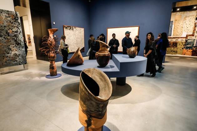 May 5, 2026, Venice, Rome, Italy: May 5, 2026, Venice. 61st International Art Exhibition of the Venice Biennale, titled In Minor Keys and curated by Koyo Kouoh. Biennale Gardens. Central Pavilion. Work by Adebunmi Gbadebo. Venice Italy  - ZUMAa289 20260505_zia_a289_402 Copyright: xMircoxToniolox xAgfx