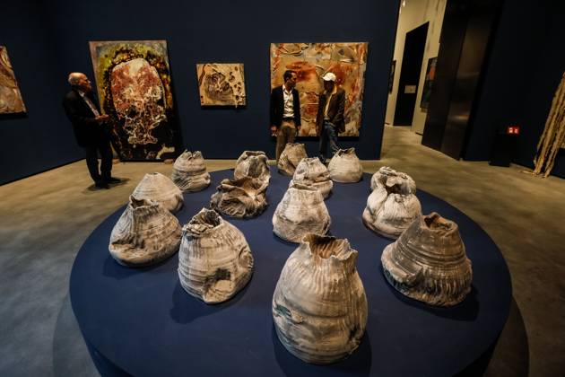 May 5, 2026, Venice, Rome, Italy: May 5, 2026, Venice. 61st International Art Exhibition of the Venice Biennale, titled In Minor Keys and curated by Koyo Kouoh. Biennale Gardens. Central Pavilion. Work by Manuel Mathieu. Venice Italy  - ZUMAa289 20260505_zia_a289_426 Copyright: xMircoxToniolox xAgfx