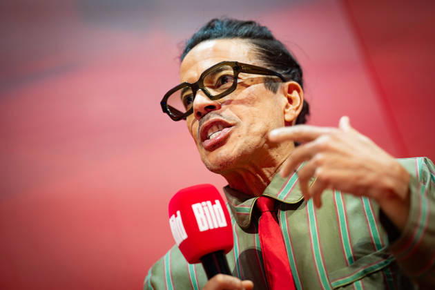 Jorge Gonzalez, presenter, choreographer and model, at the BILD Stage OMR26 Festival in Hamburg, Hamburg Hamburg Germany Fair