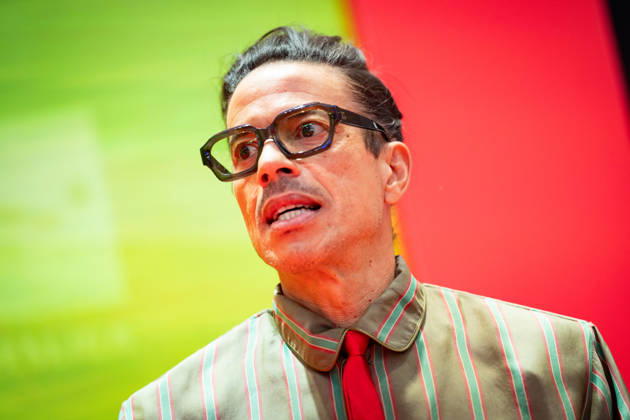Jorge Gonzalez, presenter, choreographer and model, at the BILD Stage OMR26 Festival in Hamburg, Hamburg Hamburg Germany Fair
