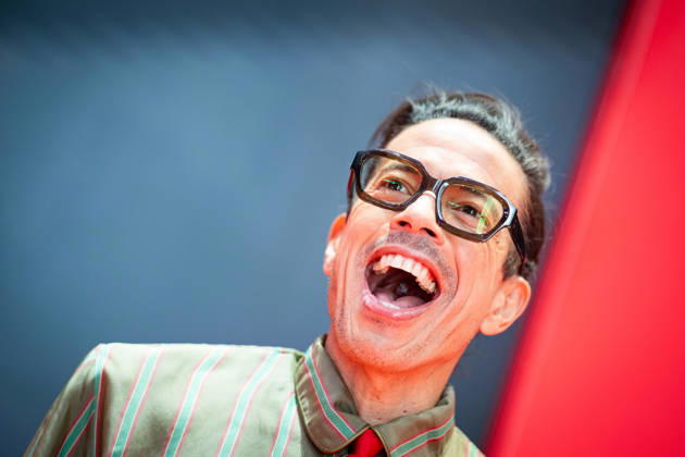 Jorge Gonzalez, presenter, choreographer and model, at the BILD Stage OMR26 Festival in Hamburg, Hamburg Hamburg Germany Fair