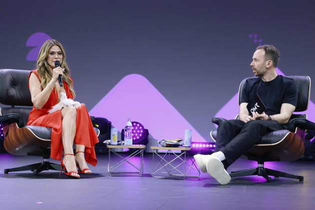 Heidi Klum and Philipp Westermeyer at the OMR Festival 2026 in the Hamburg exhibition halls, 06 05 2026 Foto:xgbrcix xFuturexImagex omr_6849