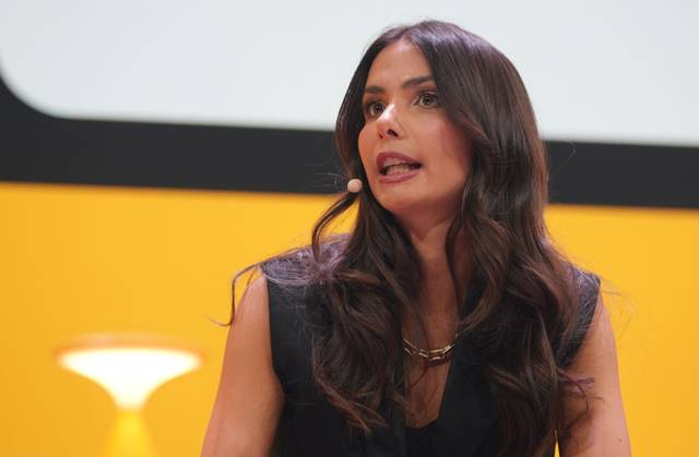 06 05 2026, xcex, GER, Hamburg, trade fair, exhibition halls, Online Marketing Rockstars Festival, event for digital marketing and technology, OMR Expo, trade fair, OMR Festival 2026 in Hamburg, Lea Wagner ARD, sports presenter, TV expert, journalist CE