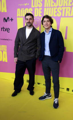 Hombres G premiere their film, Los mejores anos de nuestra vida Guests at the premiere of the film Los mejores anos de nuestra vida , on May 7, 2026, in Madrid Spain It is an intimate and emotional portrait of Hombres G, a band that marked several generations and is still as relevant as in its beginnings Through unreleased material and a contemporary look, the documentary celebrates 40 years of friendship, music and endless energy 07 MAY 2026 Madrid Madrid Madrid Spain  Copyright: xJosexVelascox 7507320
