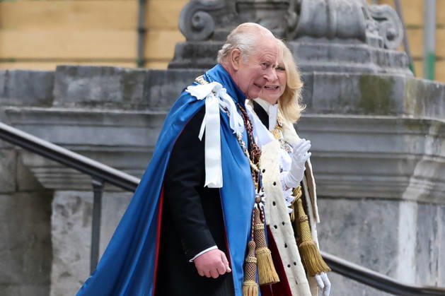 May 7, 2026, London, London, UK: London, UK. King Charles III, accompanied Dame Susan Langley, departs St Paul s Cathedral after attending a service of the Order of St Michael and St George, one of the chivalric orders from which honours are granted annually on the advice of the Prime Minister. London UK - ZUMAl94_ 20260507_zaf_l94_094 Copyright: xDinendraxHariax
