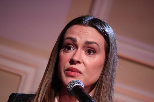 Alyssa Milano attends the 2026 Bridge to Justice Gala in Los Angeles Los Angeles CA May 7 Alyssa Milano speaks at the 2026 Bridge to Justice Gala hosted by The Survivor Justice Center on May 7, 2026 Credit AdMedia 455688 2026 05 07 Los Angeles United States Milano, Alyssa  Copyright: xAdMediax STAR_455688_052
