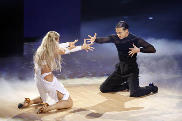 Singer Milano Milane Baybah and professional dancer Marta Arndt at the ninth dance show of the 19th season of the RTL dance show Lets Dance at the Coloneum Cologne, 08 05 2026 NRW Germany Copyright: xChristophxHardtx