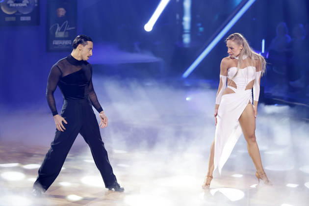 Singer Milano Milane Baybah and professional dancer Marta Arndt at the ninth dance show of the 19th season of the RTL dance show Lets Dance at the Coloneum Cologne, 08 05 2026 NRW Germany Copyright: xChristophxHardtx