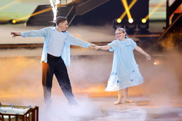 Drummer Gustav Schäfer Tokio Hotel here dancing with his daughter Lotti is eliminated from the ninth dance show of the 19th season of the RTL dance show Lets Dance at the Coloneum Cologne, 08 05 2026 NRW Germany Copyright: xChristophxHardtx