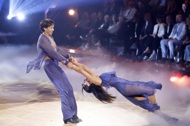 Athlete Joel Mattli and dancer Malika Dzumaev at the ninth dance show of the 19th season of the RTL dance show Lets Dance at the Coloneum Cologne, 08 05 2026 NRW Germany Copyright: xChristophxHardtx