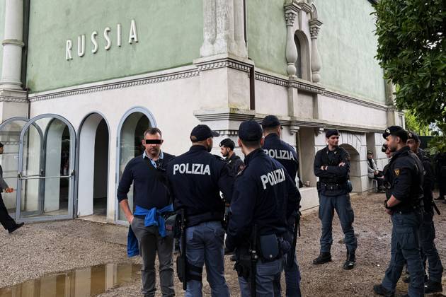 The 61st International Art Exhibition Biennale Arte 2026 will take place in Venice from May 9 to November 22, 2026 The event will take place in Arsenale and Giardini Photo Pavilion Russia, guarded by the Polizia or Italian police