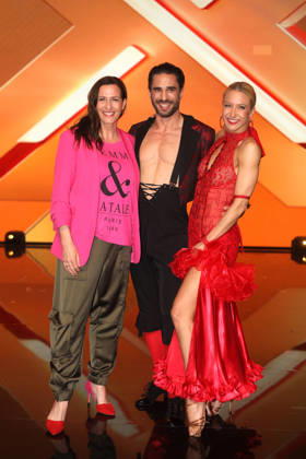 Lets Dance Show 9 in Cologne Jan Kittmann, Kathrin Menzinger and Ulrike Frank at the 9 dance show of the 19 season of the RTL dance show Lets Dance at the Coloneum Cologne NRW Germany Copyright: xMatthiasxGränzdörferx