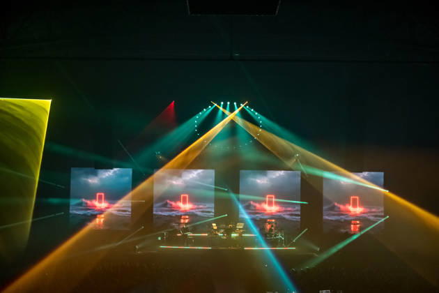 Christopher von Deylen aka Schiller during the opening concert of EUPHORIA In Surround Sound The Arena Tour 2026 on May 9, 2026 at the QUARTERBACK Immobilien ARENA in Leipzig The current tour presents the new album Euphoria with an immersive light and surround show Schiller 2026