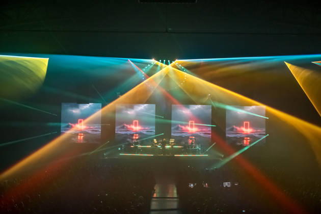 Christopher von Deylen aka Schiller during the opening concert of EUPHORIA In Surround Sound The Arena Tour 2026 on May 9, 2026 at the QUARTERBACK Immobilien ARENA in Leipzig The current tour presents the new album Euphoria with an immersive light and surround show Schiller 2026
