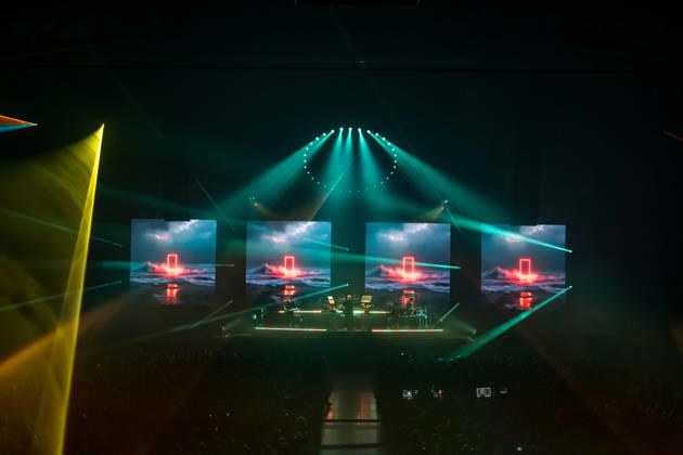 Christopher von Deylen aka Schiller during the opening concert of EUPHORIA In Surround Sound The Arena Tour 2026 on May 9, 2026 at the QUARTERBACK Immobilien ARENA in Leipzig The current tour presents the new album Euphoria with an immersive light and surround show Schiller 2026