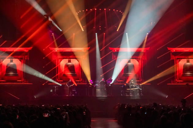 Christopher von Deylen aka Schiller during the opening concert of EUPHORIA In Surround Sound The Arena Tour 2026 on May 9, 2026 at the QUARTERBACK Immobilien ARENA in Leipzig The current tour presents the new album Euphoria with an immersive light and surround show Schiller 2026