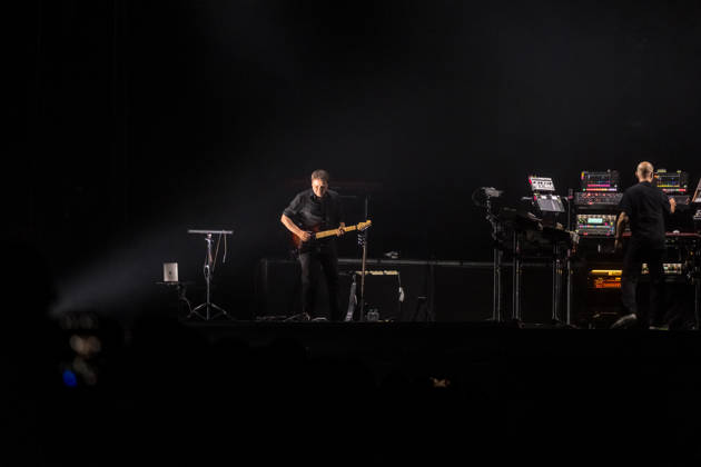 Christopher von Deylen aka Schiller during the opening concert of EUPHORIA In Surround Sound The Arena Tour 2026 on May 9, 2026 at the QUARTERBACK Immobilien ARENA in Leipzig The current tour presents the new album Euphoria with an immersive light and surround show Schiller 2026