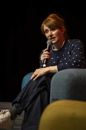 May 9, 2026, s-Hertogenbosch, Noord-Brabant, Netherlands: On May 9, 2026, actor and director BRYCE DALLAS HOWARD, known for her roles in the Jurassic World franchis, The Mandalorian, The Village, and The Help, participates in a Q&A session at Comic Con Holland in s-Hertogenbosch, Netherlands. s-Hertogenbosch Netherlands - ZUMAp202 20260509_zip_p202_018 Copyright: xJamesxPetermeierx