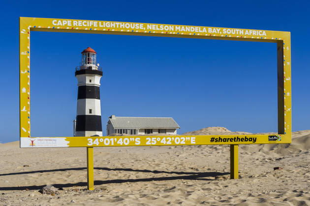 Südafrika ? Port Elizabeth, Leuchtturm im Naturschutzgebiet Cape Recife South Africa - Port Elizabeth, Lighthouse at the Cape Recife Nature Reserve (License=RM) Copyright: xZoonar.com RalfxLevcx 25028504